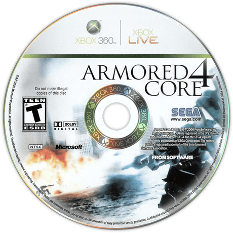 Armored Core 4 XBOX 360 LOOSE - Video Games - XBOX 360