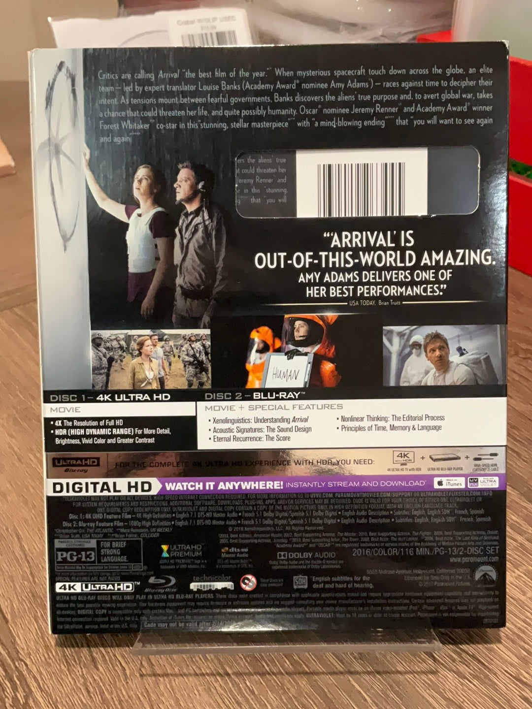 Arrival 4K UHD W/SLIP USED