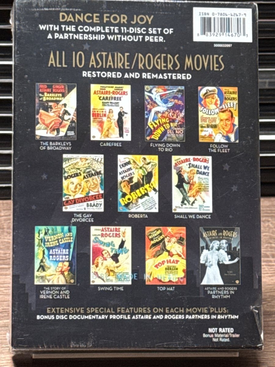 Astaire and Rogers 10-Film Collection DVD