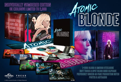 Atomic Blonde (UK 4K UHD, Limited Ultimate Collector's Edition Steelbook, Region Free) *one per customer