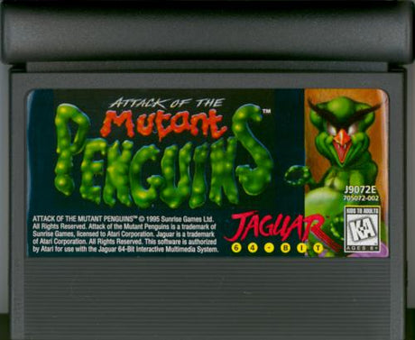 Attack of the Mutant Penguins (Loose) Atari Jaguar USED - Video Games - Atari Jaguar