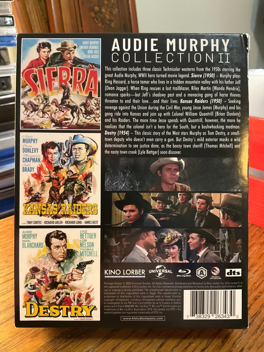 Audie Murphy Collection II USED - Used Blu - Ray