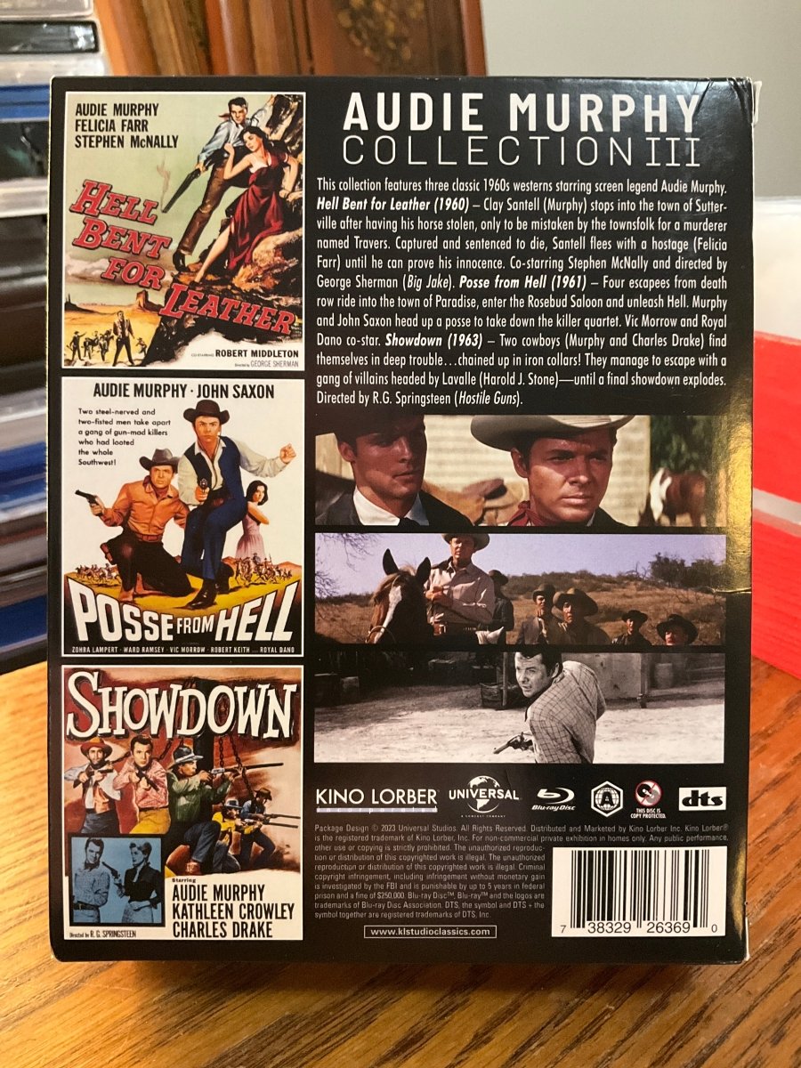 Audie Murphy Collection III USED - Used Blu - Ray