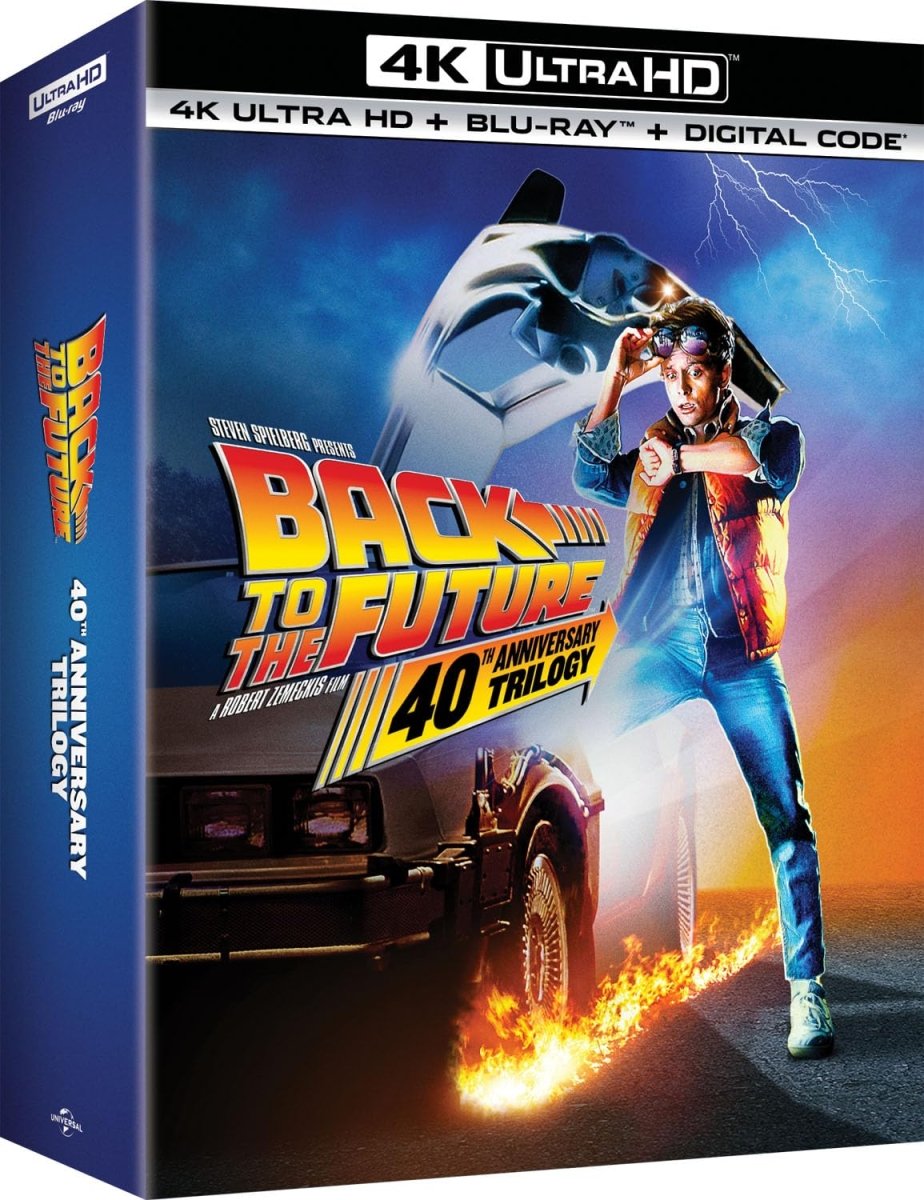 Back to the Future Trilogy - 40th Anniversary Edition (4K UHD) - New 4K UHD