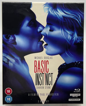 Basic Instinct (4K UHD Collector's Edition, 3 Discs, Region Free/B) USED