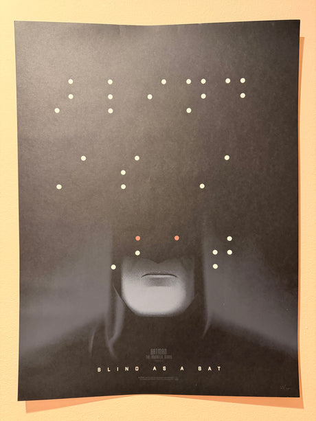 Batman: The Animated Series - Blind As A Bat Screenprinted Poster