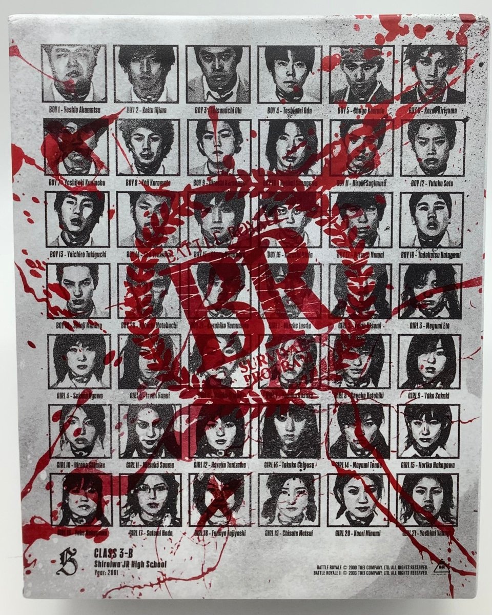 Battle Royale (4K UHD, Limited 5 Disc Edition, Region Free/Region B) USED