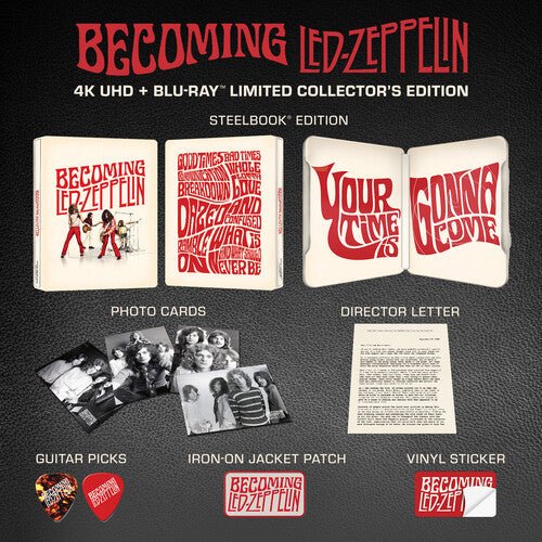 Becoming Led Zeppelin (4K UHD, Limited Edition, Steelbook) - New 4K UHD