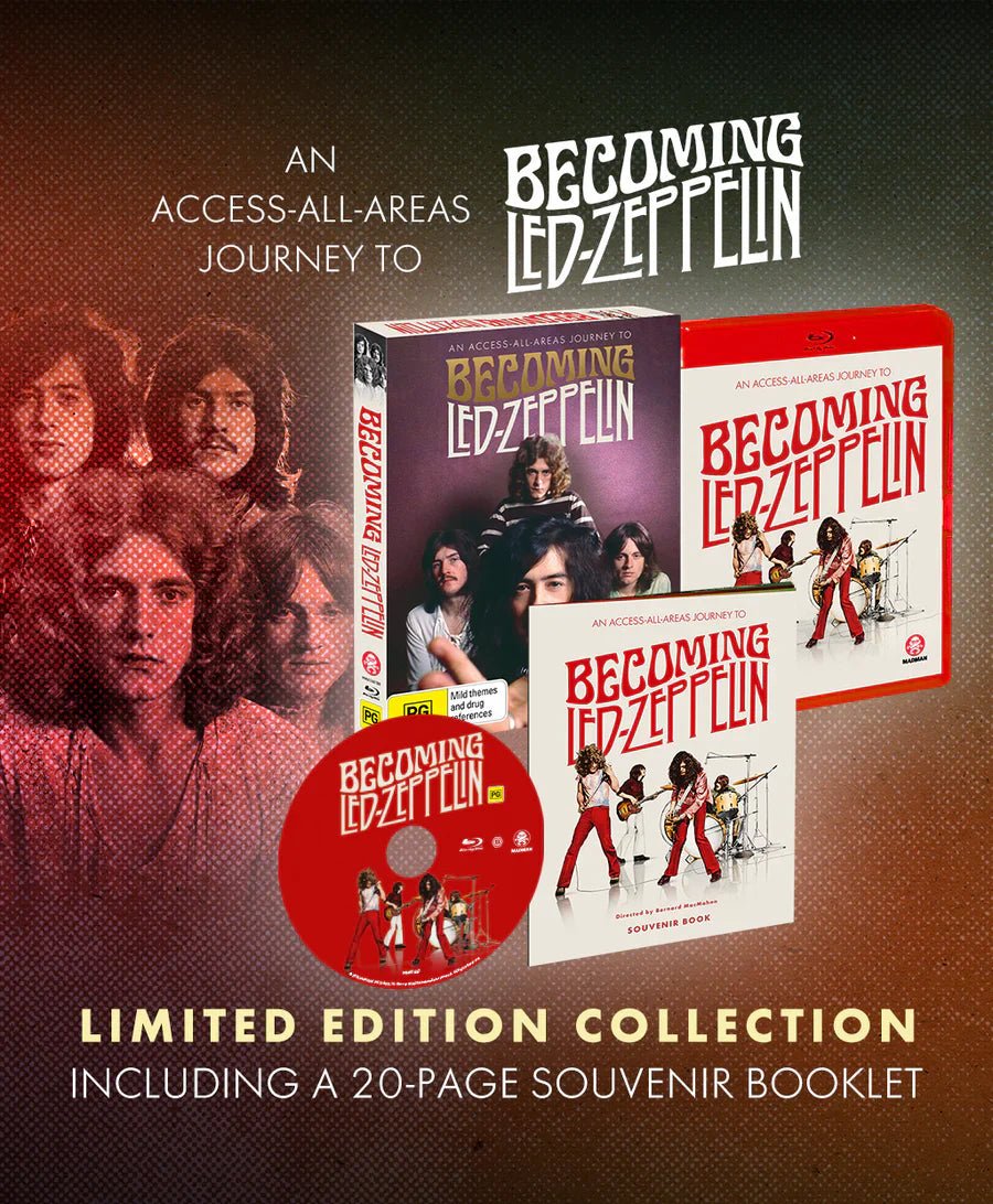 Becoming Led Zeppelin (Limited Edition, Region Free) w/SLIP - New Blu - Ray