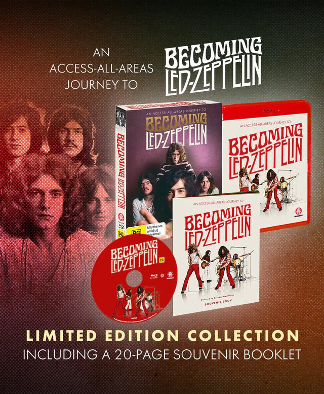 Becoming Led Zeppelin (Limited Edition, Region Free) w/SLIP - New Blu - Ray
