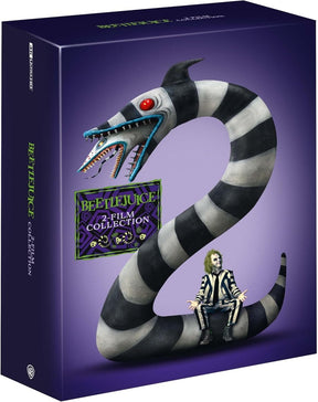 Beetlejuice 2-Film Collection (4K UHD, Limited Collector's Edition Steelbook, Region Free) *see note