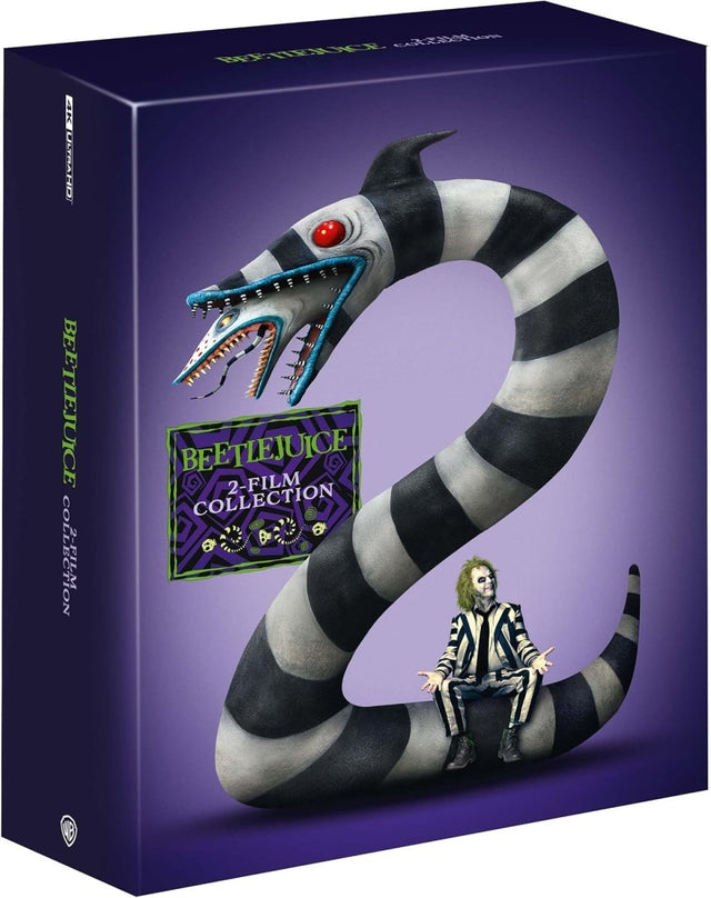 Beetlejuice 2-Film Collection (4K UHD, Limited Collector's Edition Steelbook, Region Free) *see note