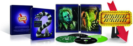 Beetlejuice 2 - Film Collection (4K UHD, Limited Collector's Edition Steelbook, Region Free) *see note - New 4K UHD