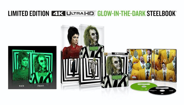 Beetlejuice Beetlejuice (4K UHD, Limited Edition Steelbook) w/SLIP *see note*