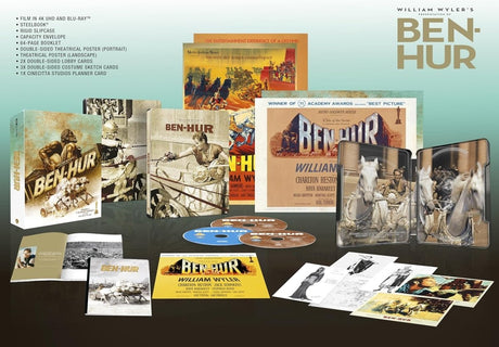 Ben-Hur (4K UHD, UK Limited Collector's Edition Steelbook, Region Free)