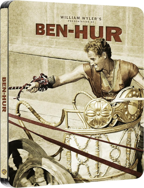 Ben-Hur (4K UHD, UK Limited Edition Steelbook, Region Free)