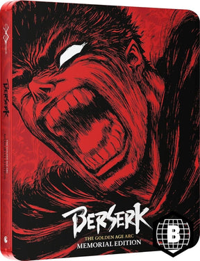 Berserk: The Golden Age Arc - Memorial Edition (Limited Edition Steelbook, Region B) - New Blu - Ray