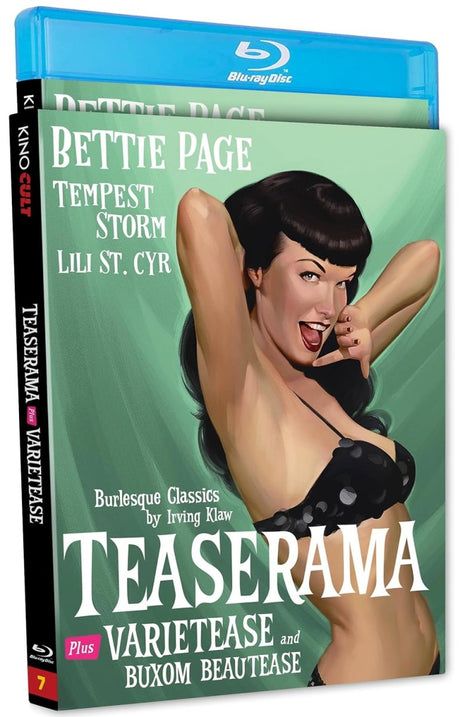 Bettie Page Double Feature - Varietease / Teaserama (Kino Cult) w/SLIP - New Blu - Ray