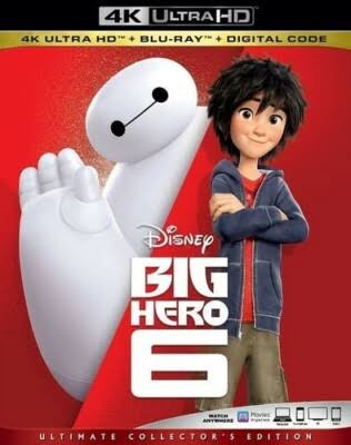 Big Hero 6 (4K UHD + Blu-Ray Combo) USED