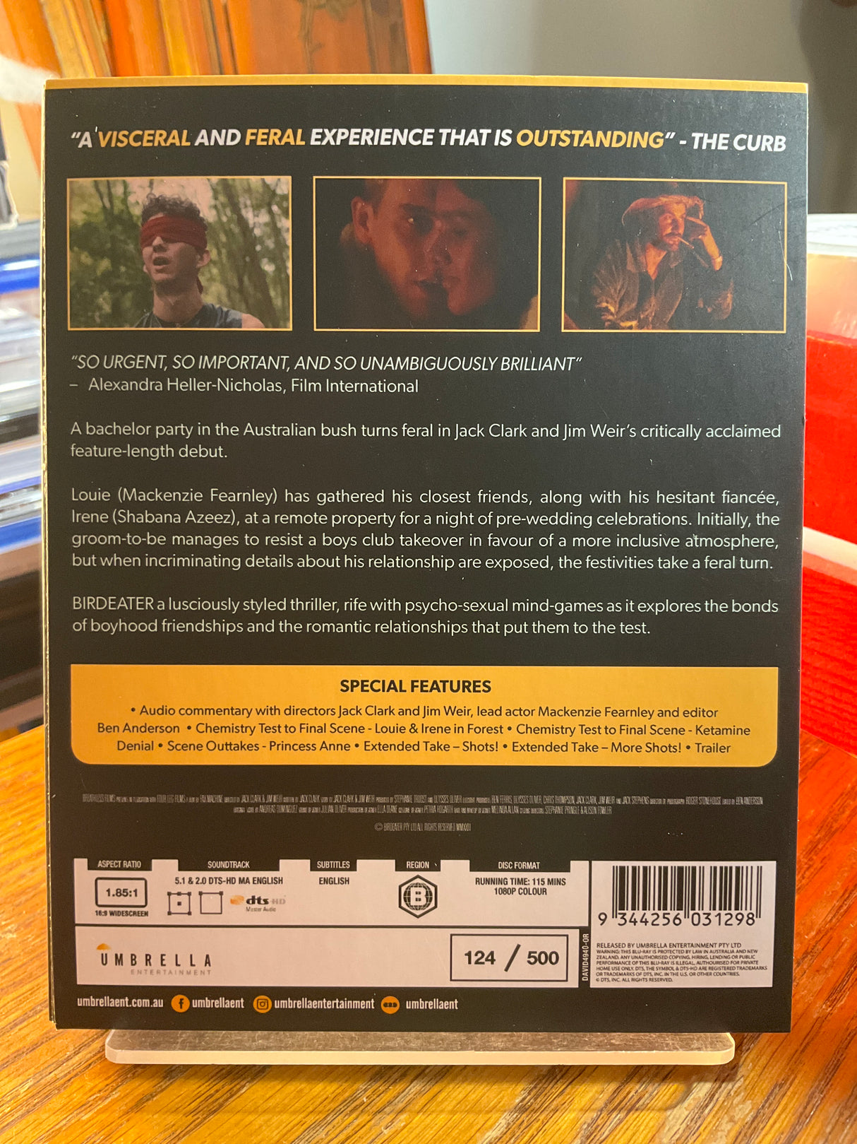 Birdeater (REGION B) w/SLIP AND BOOKLET USED