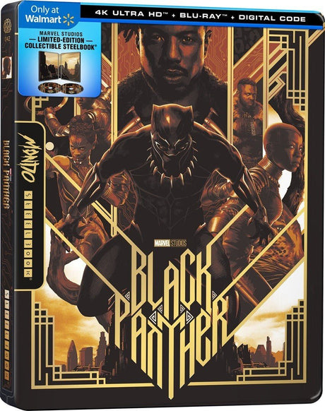 Black Panther (4K UHD, Walmart Exclusive, Mondo Steelbook) - New 4K UHD