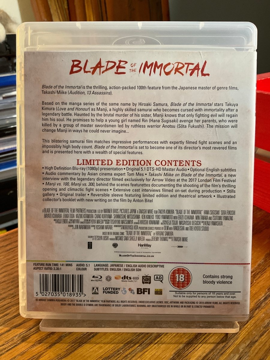 Blade of the Immortal w/Booklet REGION B USED