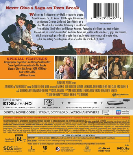 Blazing Saddles (4K UHD)