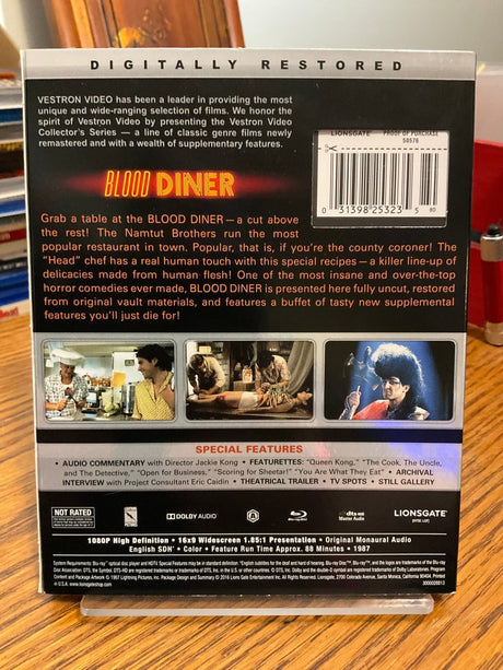 Blood Diner W/SLIP USED