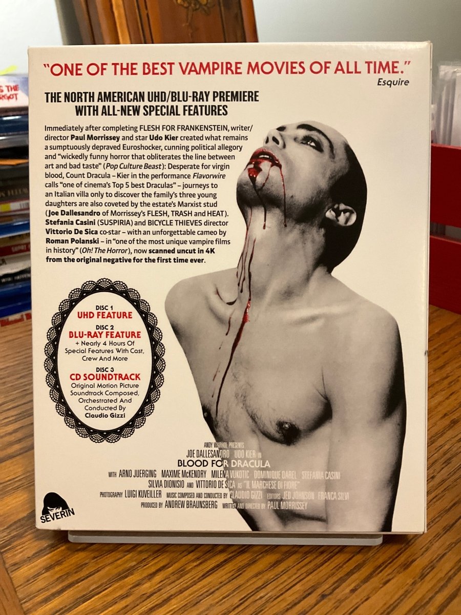 Blood for Dracula (4K UHD) w/SLIP USED