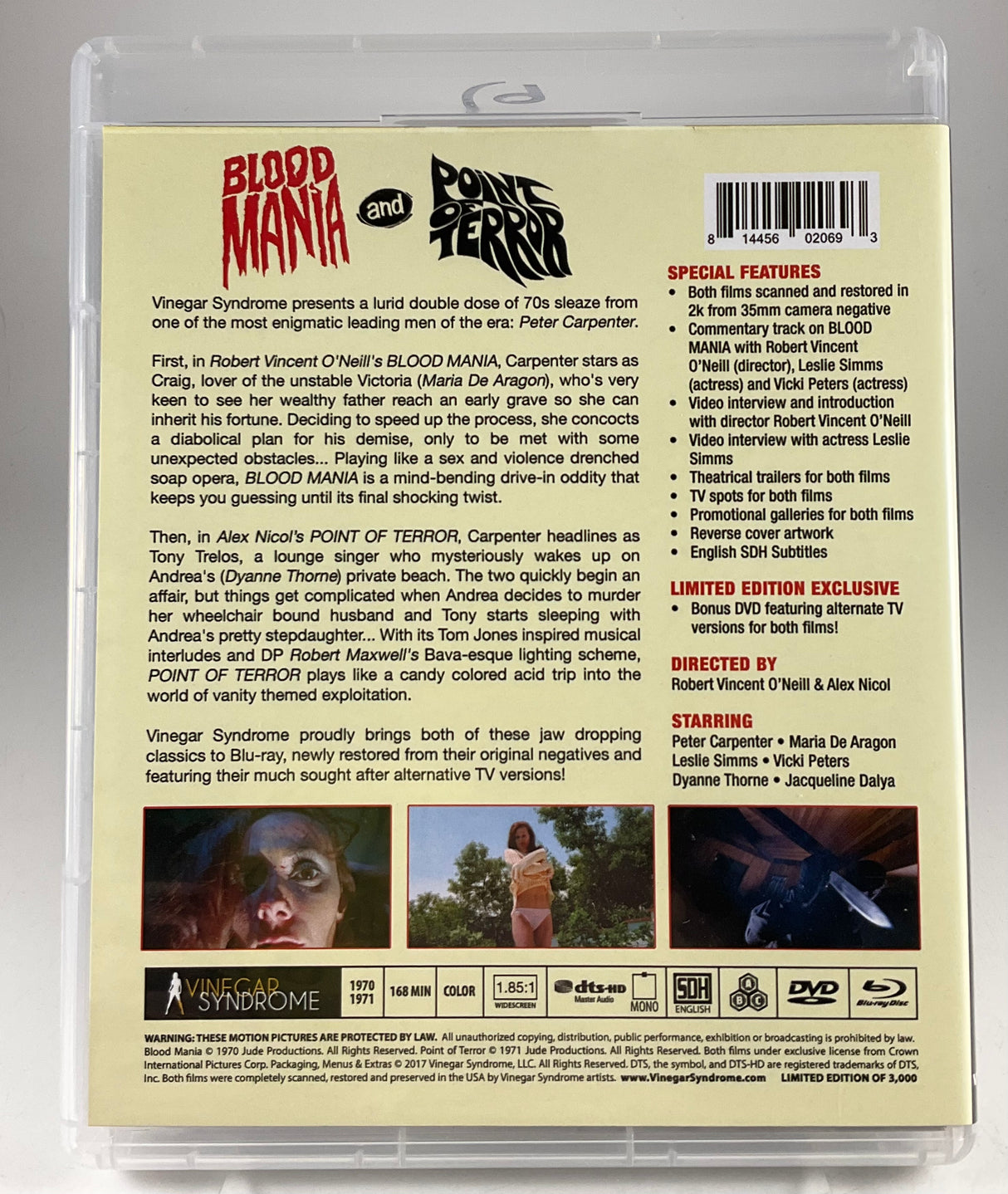 Blood Mania / Point of Terror (Limited Edition) USED