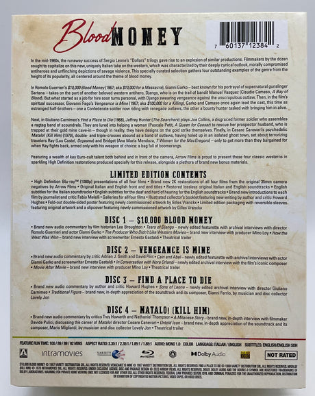 Blood Money: Four Western Classics Vol. 2 (Limited Edition) USED
