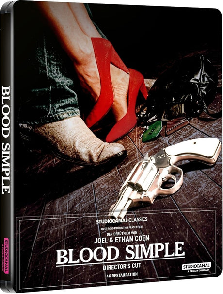 Blood Simple (4K UHD, StudioCanal UK LE Steelbook, Region Free/B) - New 4K UHD