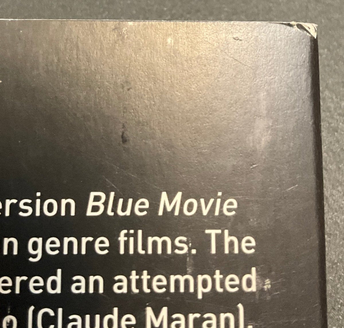 Blue Movie (DVD) w/SLIP USED *SEE NOTE*