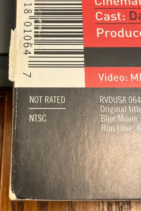 Blue Movie (DVD) w/SLIP USED *SEE NOTE*