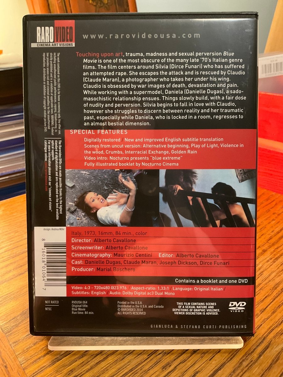 Blue Movie (DVD) w/SLIP USED *SEE NOTE*