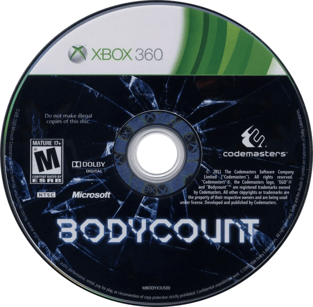 Bodycount XBOX 360 LOOSE - Video Games - XBOX 360