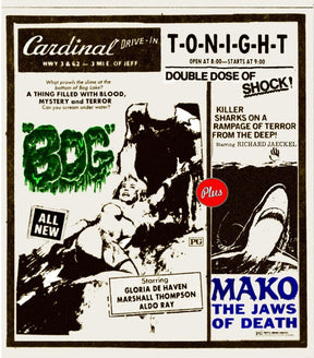 Mako: The Jaws of Death + Bog (Drive-in Double Feature #14) USED