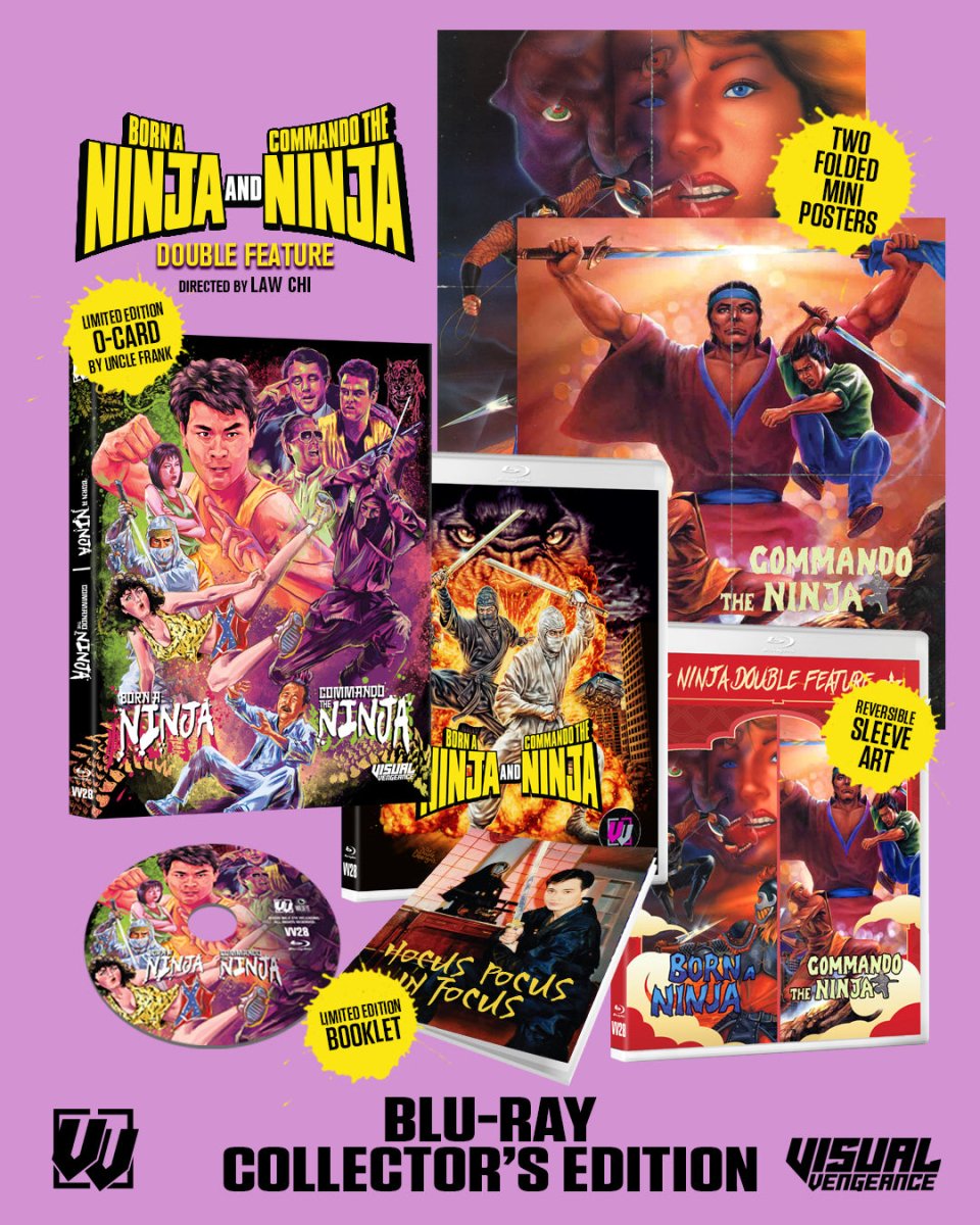 Born a Ninja / Commando the Ninja (Collector's Edition) - New Blu - Ray