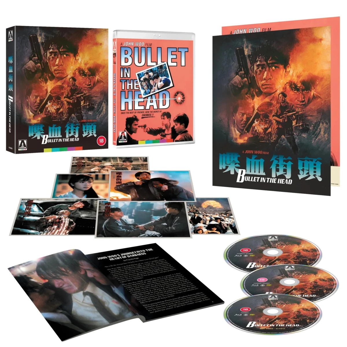 Bullet in the Head (Arrow UK, Blu-Ray, Limited Edition, Region B)