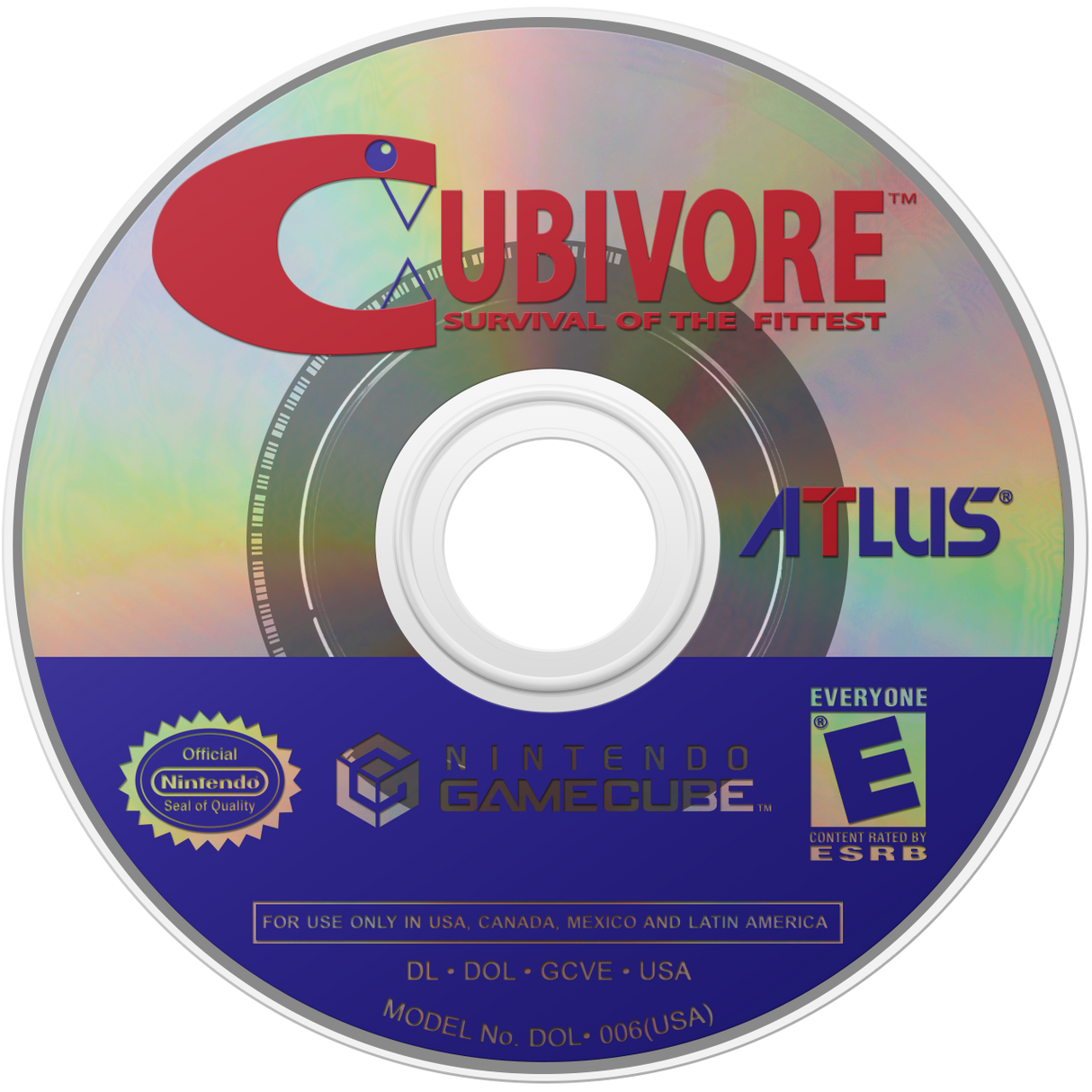 Cubivore Nintendo Gamecube LOOSE