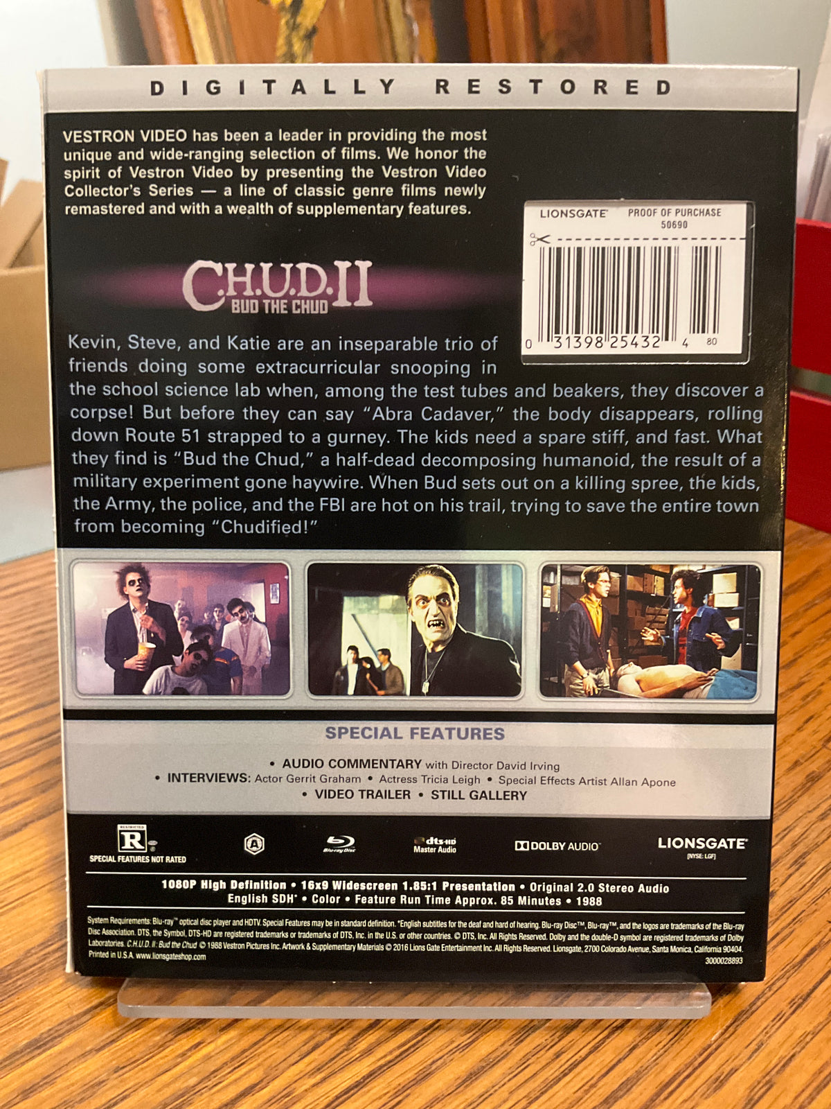 C.H.U.D II: Bud The Chud w/SLIP USED