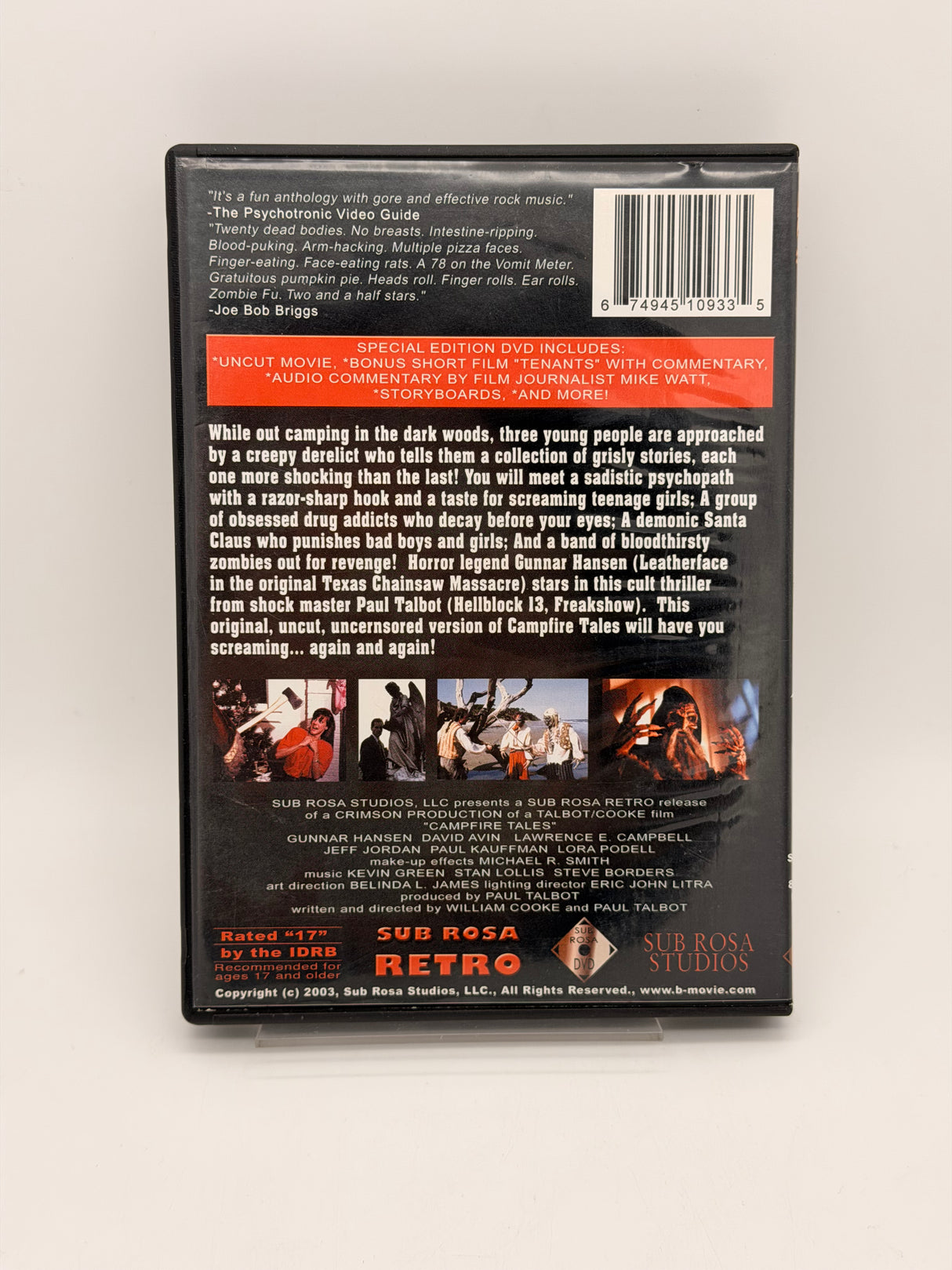 Campfire Tales DVD USED