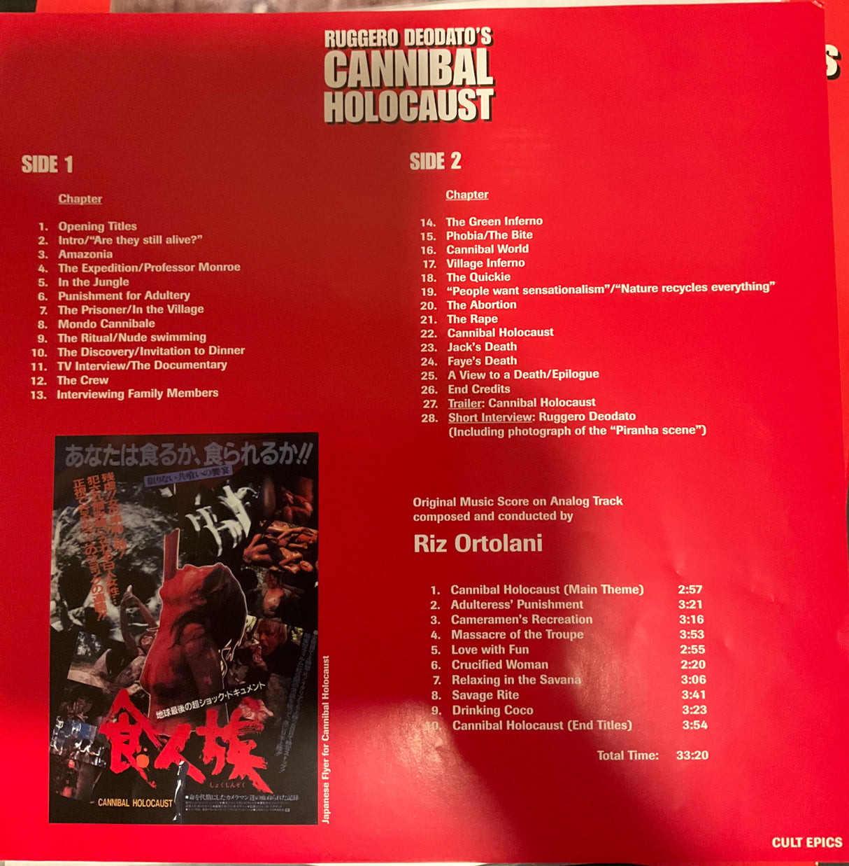 Cannibal Holocaust Laserdisc