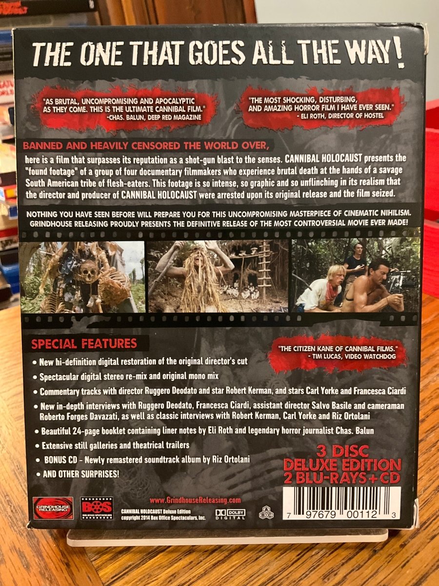 Cannibal Holocaust w/SLIPCASE USED - Used Blu-Ray