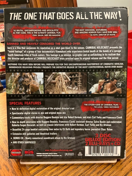 Cannibal Holocaust w/SLIPCASE USED - Used Blu-Ray