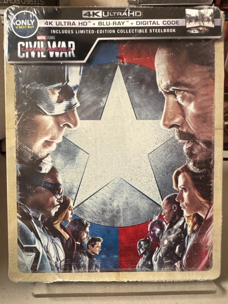 Captain America: Civil War (4K UHD, Best Buy Exclusive, Steelbook) - New 4K UHD