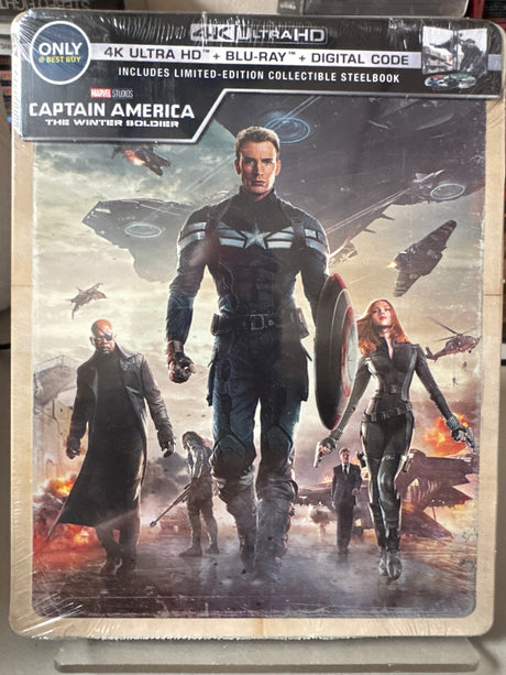 Captain America: The Winter Soldier (4K UHD, Best Buy Exclusive, Steelbook)
