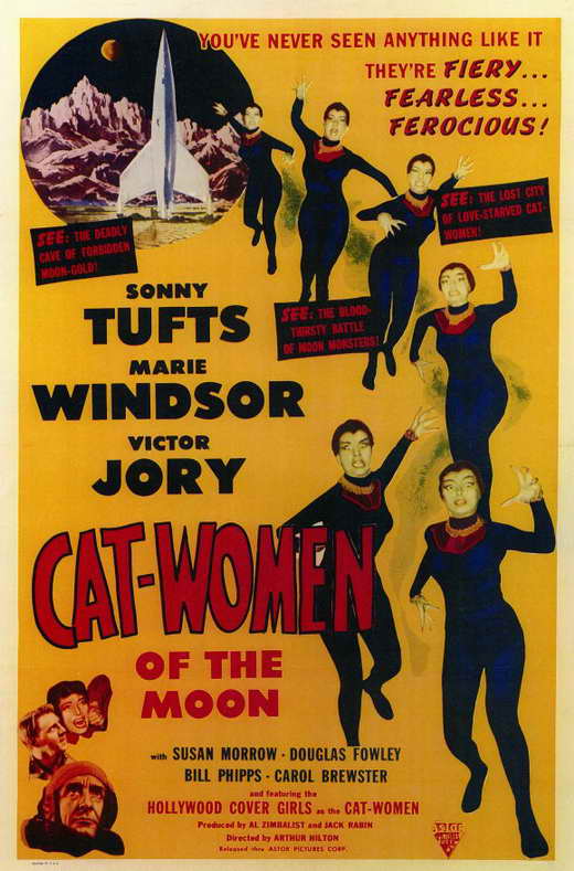 Cat Women of the Moon Poster 11x17