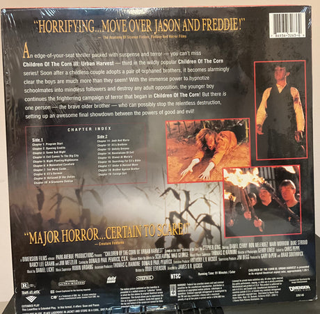 Children Of The Corn III: Urban Harvest Laserdisc