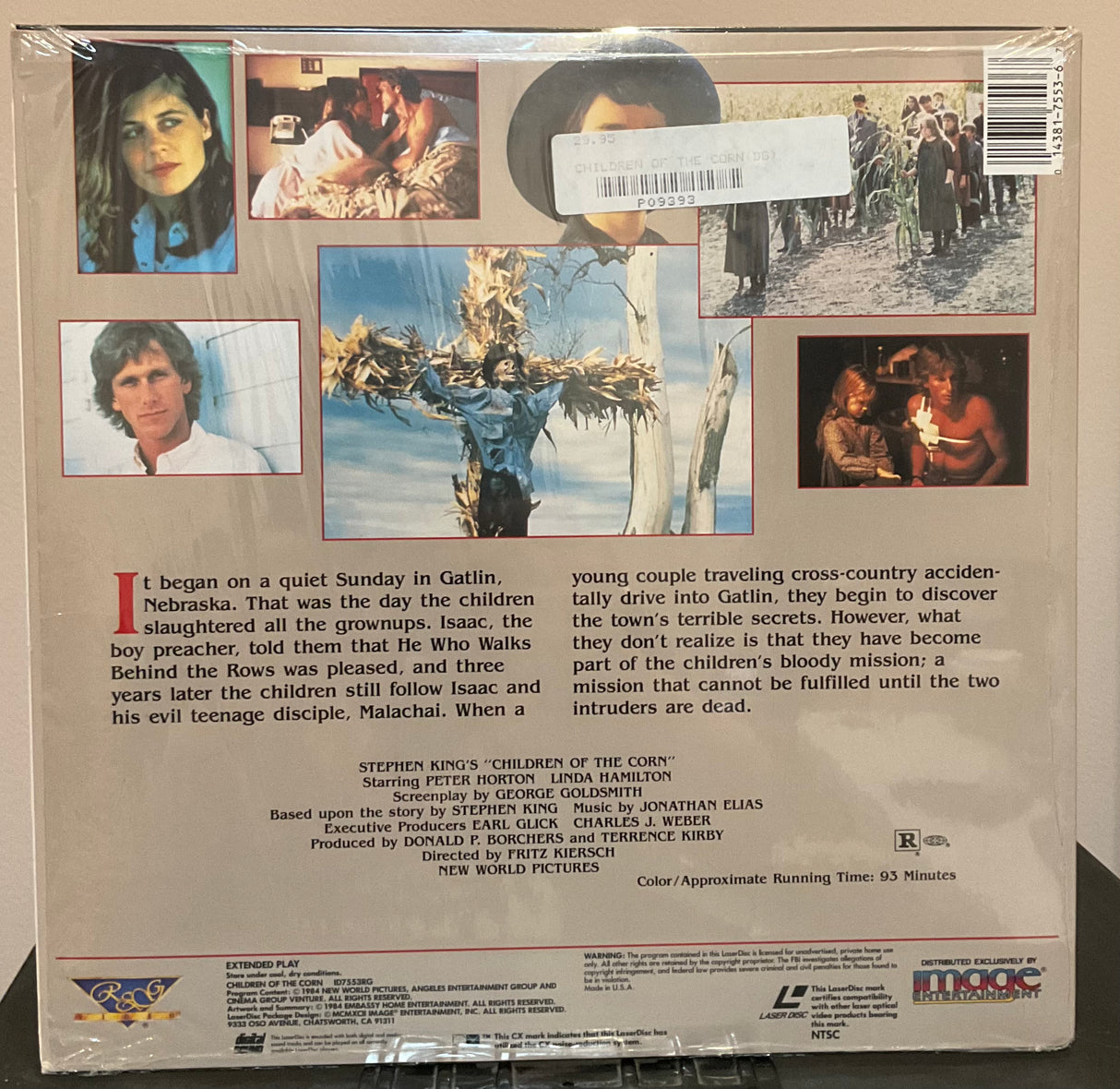 Children Of The Corn Laserdisc